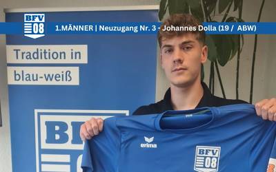 Neuzugang Nr 3. - Johannes Dolla
